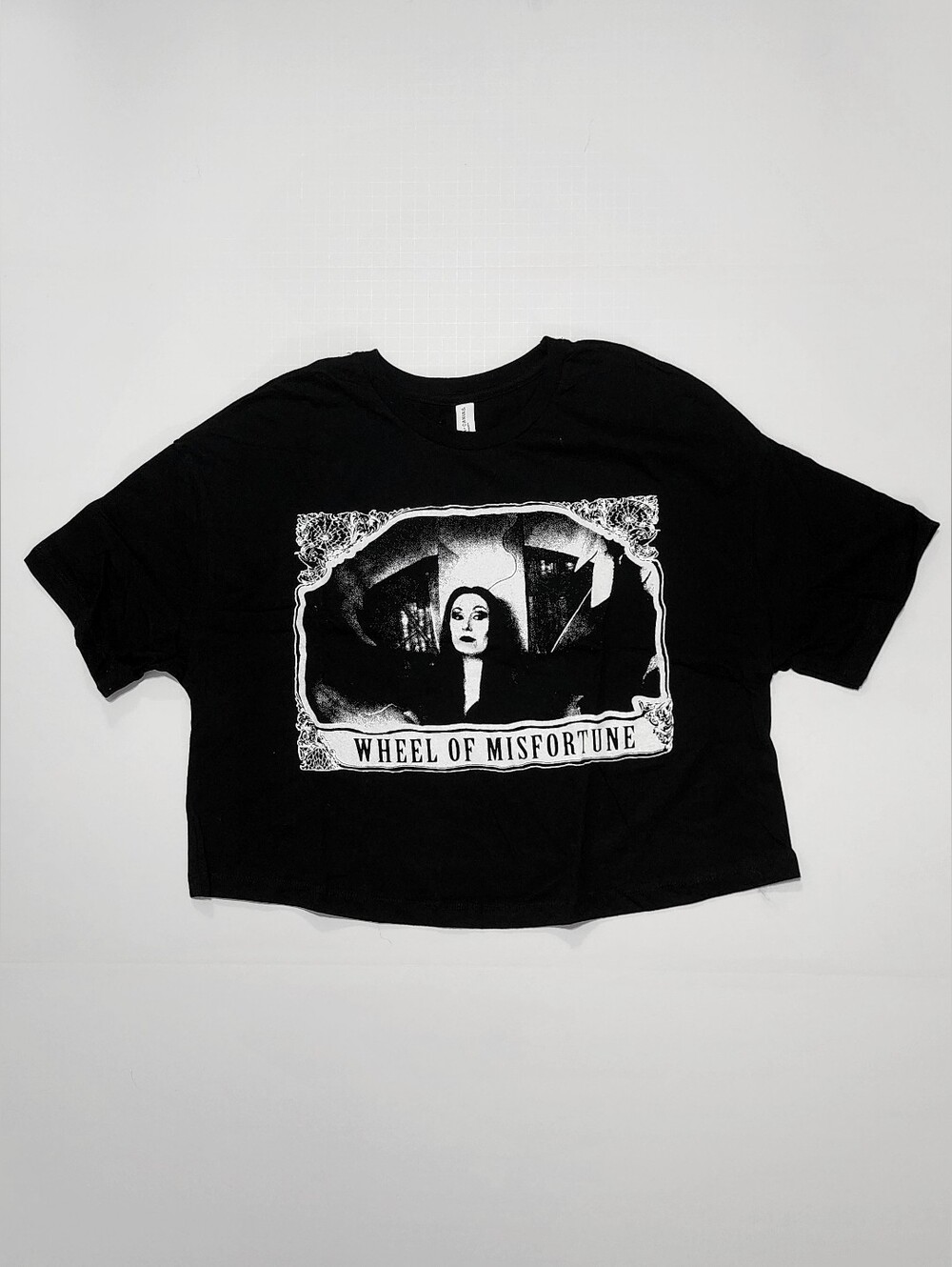 New/Rare/Limited Release ~Morticia Addams Cropped T Shirt Addams Family